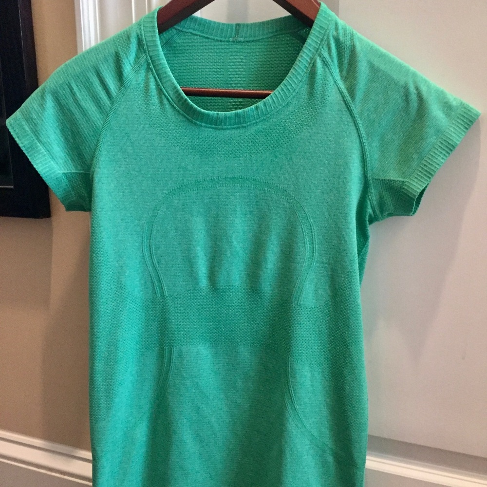 LULULEMON Swiftly Tech Short Sleeve Crew Green 6